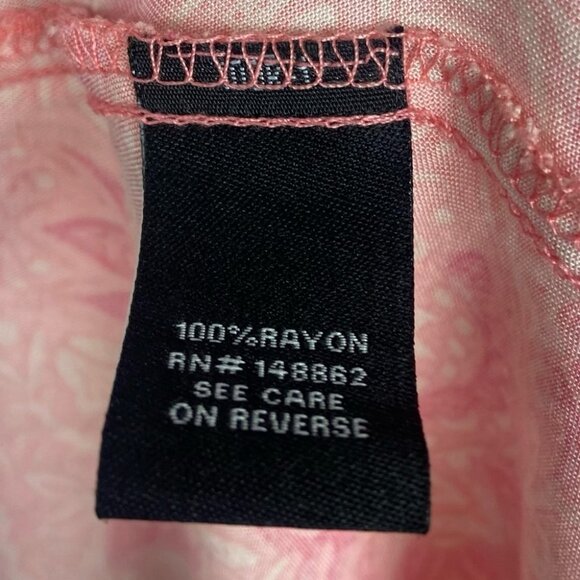 Torrid Coral Floral Print‎ Challis Lattice Back Dress Size 1X Adjustable Tiered - Picture 8 of 12